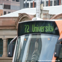 Das Bild zeigt eine Tram in Melbourne (Liebster Award)