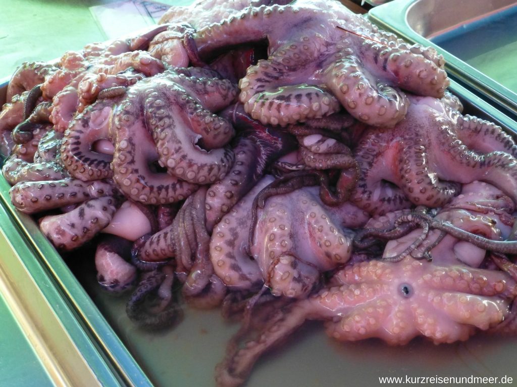 Oktopus auf dem Markt von Marsaxlokk